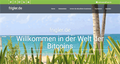 Desktop Screenshot of frigler.de