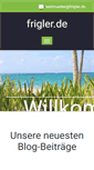 Mobile Screenshot of frigler.de